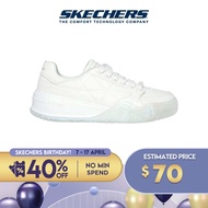 Skechers Women Court Classic Denali Shoes - 185021-WHT