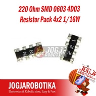 220 Ohm SMD 0603 4D03 Resistor Pack 4x2 1/16W