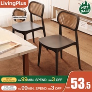 Meja Makan 4 Chair Rattan Chair Dining Chair Plastic Chair Indoor & Outdoor Chair Restaurant Chair K