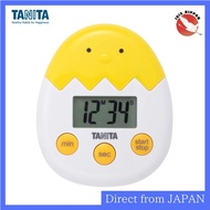 TANITA Kitchen timer, peep peep timer, chick timer, 100-minute timer TD-419-YL Yellow/White, Direct 