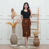 Rok Batik Plisket Pendek 7/8 Semua Ukuran