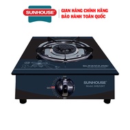Bếp gas dương đơn kính họng thường Sunhouse SHB212KT - Bếp ga đơn giá rẻ Họng thép không gỉ Đầu đốt