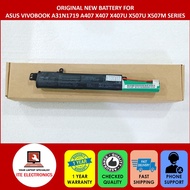 ORIGINAL NEW ASUS VIVOBOOK A31N1719 A407 X407 X407U X507U X507M 0B110-00520500 BATTERY 3 CELLS 33Wh 