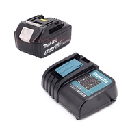 MAKITA โปรแบต + แท่นชาร์จ 18v ( แบต BL1830B / BL1850B / BL1860B)+( แท่นชาร์จ DC18SD / DC18RC / DC18R