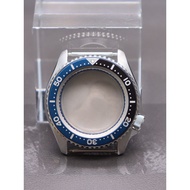 42.5mm Mechanical Blue and black aluminum ring, black blue green chapter ring Watch Cases Tuna Case Mod Skx007 Skx009 Skx013 Mod Suitable For NH34 Nh35 36 38 Movement 28.5mm Dial