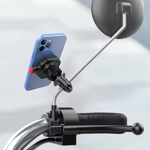 Motorcycle phone stand, anti-shake, quick release Phone stand Motorcycle Mirror stand - universal, r