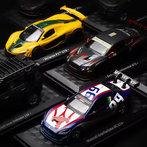 CCA 1:43 Alloy Car Models - BMW Lamborghini Bentley McLaren Collection with Acrylic Case & Display S