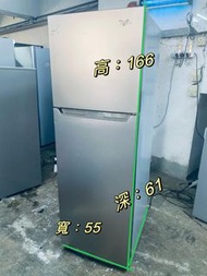 雪櫃 Whirlpool 惠而浦 雙門冰箱櫃 - 上置式急凍室 可轉 左門鉸/右門鉸 WF2T241 二手電器 清倉大減價 最新款 貨到付款 香港二手 洗衣機 二手雪櫃 搬屋 傢俬 家庭用品 拆舊 安
