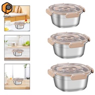 [prettyia] Stainless Steel Food Container Meal Prep Container for Home Fishing Travel