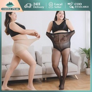 Stocking Jumbo Size 15D Crotch Anti Tear ResistantHOOK Up To 100kg Thigh High Pantyhose Sheer Plus S