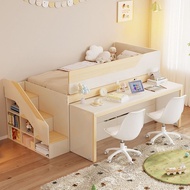 兒童組合床 帶書桌半高床 拖床 床 Bunk bed 書枱衣櫃一體床 高架床 上床下書枱 多功能床架 床 3尺床 single bed 衣櫃床 上下床 包送貨free delivery 高低床 兒童床