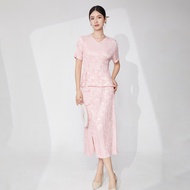 Miyake Chinese Style Womens Clothing High Sense Suit Retro Buckle New Chinese Style T-Shirt Short Sl