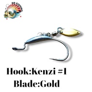 Worm Hook Kenzi Untuk Soft Lure Ukuran 6Cm