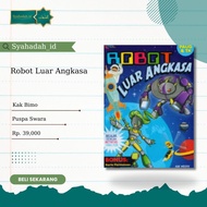 SPACE ROBOT CHILDREN'S ACTIVITY LEARNING BOOK