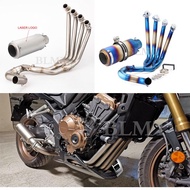 CBR650F Motorcycle Full Exhaust System Header Pipe Front Pipe For HONDA CBR650F CB650F CBR650R  2014-2021 with Exhaust