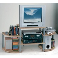 🔥 AV Flexi Entertainment Rack TV Stand TV Console Storage Shelf Entertainment Unit Living Room Furni