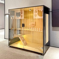 Solid wood cat cage Oversized luxury cat cage for villa cat cage home cat house cat nest