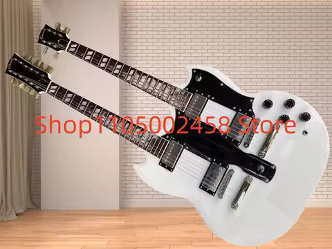 afast6strings and 12 strings double neck shop custom electric guitar 523