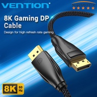 Vention 8K DP Male to DP Male 1.4 High Speed Cable for Video PC Laptop Projector Monitor 1M/1.5M/2M