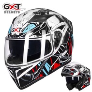 GXT Motorcycle Helmet Dual Visor Anti-Fog Helmet Open Face Helmet Full Face Helmet All-Season Motorc