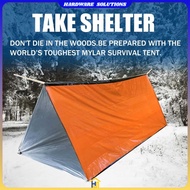 TENDA TaffSPORT Emergency Tent Shelter Camping Thermal Tube Tent 150x240cm - RM15