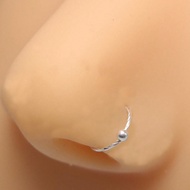 2pcs 22G Nose Ring Hoop 925 Sterling Silver Septum Ring Clicker Cartilage Earring Piercing Hoop Heli