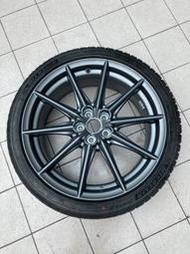 新款BRZ GR86原廠鋁圈有4個可拆賣215/40/18全新米其林PS4 5/100另有速霸陸行李箱原廠平整化套件