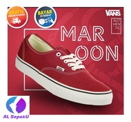 SEPATU SNEAKERS VANS96 ORIGINAL OLD SKOOL AUTHENTIC TERBARU PRIA DAN WANITA MARUN OX MAROON OX SEPAT