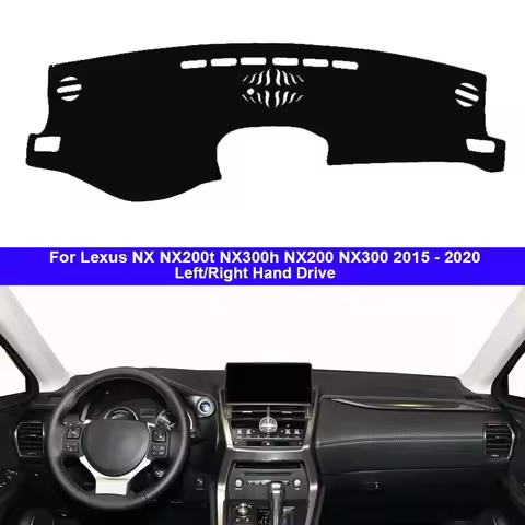 Car Dashboard Cover Dash Mat Carpet Cape For Lexus NX NX200t NX300h NX200 NX300 2015 - 2020 LHD RHD 