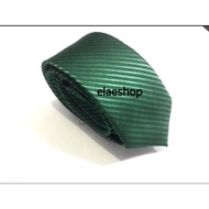 HIJAU KATUN Men's striped tie, size 3 inches, 100% cotton polyester material, Christmas green & grab
