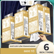 [6 Packs of Yellow FLOWER Paper] Premium Napkin C&E - LUXURY FLOWER TISSUE 8D 1100 sheets wall hangi