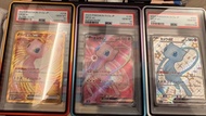 (三連) PSA 10 Mew UR SR SSR - 寶可夢 SV2a JP Mew ex 卡牌 寶可夢 寵物小精靈 比卡超 夢夢 噴火龍