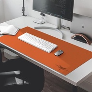 💘&amp;Solid Color Leather Desk Pad Office Computer Desk Desktop Mat Desk Mat Desk Mat Student Desk Study Tablecloth GHYG