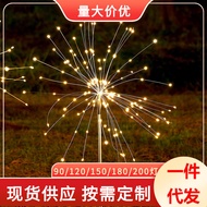 lampu kelip kelip solar lampu solar outdoor waterproof Led Solar Ground Plug Fireworks Lights Gypsop