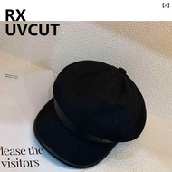 キャスケット ハンチング UV 紫外線 カット キャスケット ハンチング UV 紫外線 カット RX UVCUT 春秋に レディース 韓国 黒い 八角形の 帽子 顔を 見せた 小さい ニュース ボーイ