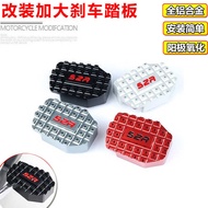 ➧ Magkasya Para Sa Zongshen 150R Motorsiklo Likod Pedal Plata Zs150-45A Pinalawak Anti Slip