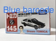 包速遞 Tomica 145 頭文字D Initial D AE86 AE 86 藍色 barcode