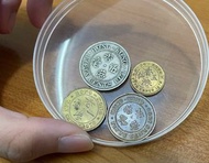【古幣系列】香港舊幣 五毫一毫五仙（品相如圖）