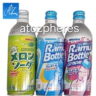 Minuman berperisa rasa buah anggur melon berkarbonat berkarbonasi Jepang Japan SANGARIA Melon Grape 
