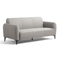 Almond 3 Seater Sofa - | Sofa | Leather | Fabric | Free Delivery + Assembly