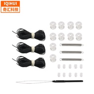 RV Supplies Accessories RV Pleated Curtain Accessories Drawstring Double Wheel Plug Spring Suitable 