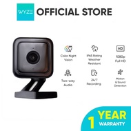 WYZE Cam V3 Black Cctv Camera 1080p Hd Indoor/Outdoor Video Wireless 2-Way Audio Color Night Vision Alexa