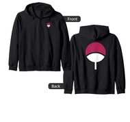 Shippuden Sasuke Symbol Zip Hoodie