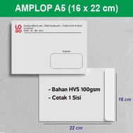Custom 100gsm A5 16x22 cm HVS Envelope | White HVS Envelope | Invitation Letter Envelope | Vintage e
