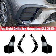 Front Bumper Canards Spoiler Lip Side Splitters for Mercedes GLB X247 Class GLB200 GLB220 GLB250 GLB