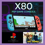 MY Original PSP X80 Handheld Game Console 7.0 inch Screen Support NES Retro Classic Free 10K+Games