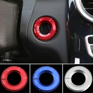 Car Ignition Switch Trim Stickers for Mercedes Benz A C Class GLA CLA GLC W205 W212 X253 C117 Key Ring Hole Circle Accessories