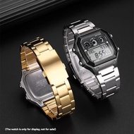18mm Stainless steel watchband For Casio Small Square 3299 AE-1200WH/1300WH W-218 AE1200 metal strap