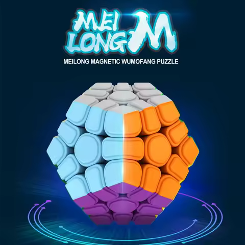 Moyu MFJS Meilong Megaminx M 3x3 Magnetic Magic Speed Cube Stickerless Professional Fidget Toys Moyu