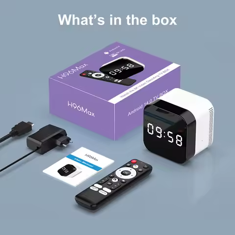 NEW H96 MAX H728 TV BOX Android 14 Allwinner H728 Octa Core 4G 128G Support 8K ULTRA HD 1000M LAN Wi
